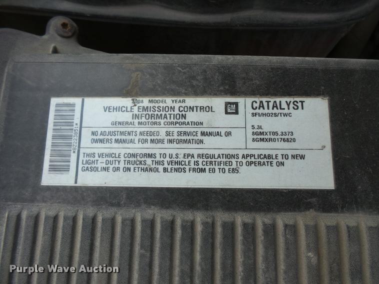 image for item DC5471 2008 Chevrolet Silverado 1500 Ext. Cab pickup truck