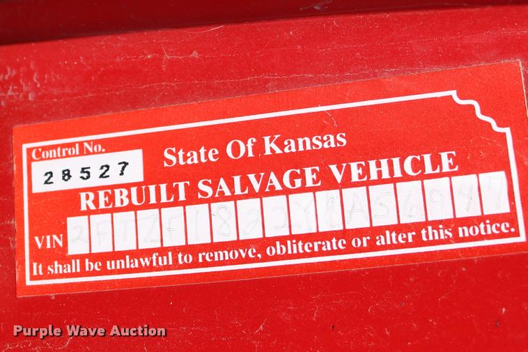 image for item DD0164 2000 Ford F150 pickup truck