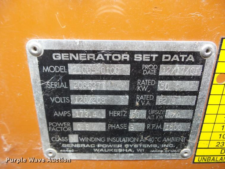 image for item DD1512 Generac 2000 Series generator