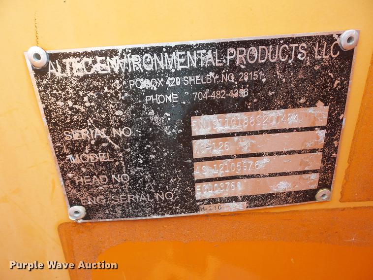 image for item DD2173 2008 Altec WC-126 wood chipper