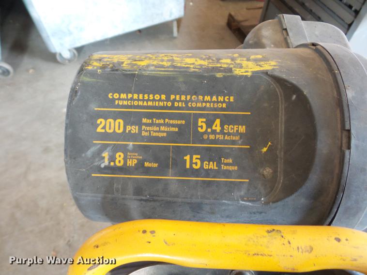 image for item DD2201 DeWalt air compressor