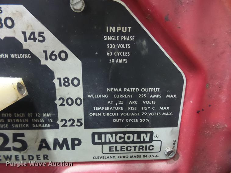 image for item DD2212 Lincoln AC arc welder