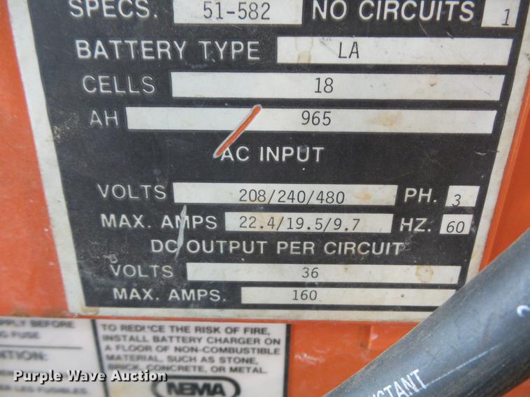 image for item DD2216 (2) 36V battery chargers