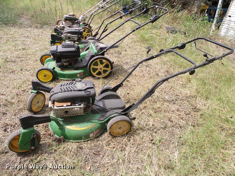 image for item DG9998 (5) John Deere push mowers
