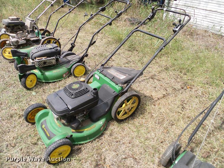 image for item DG9998 (5) John Deere push mowers