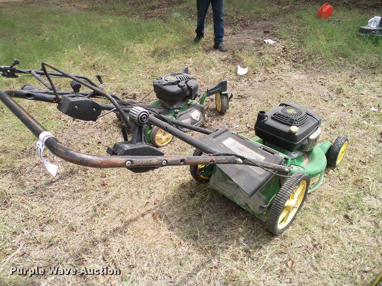 image for item DG9998 (5) John Deere push mowers