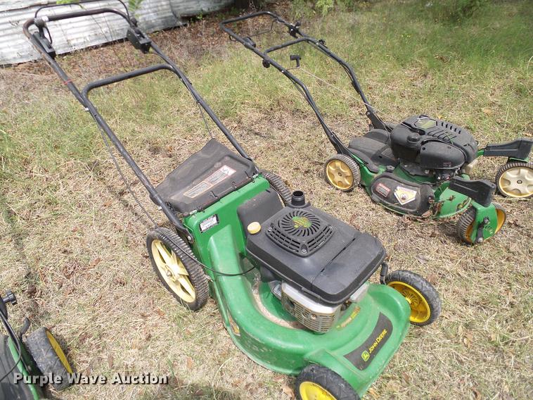 image for item DG9998 (5) John Deere push mowers