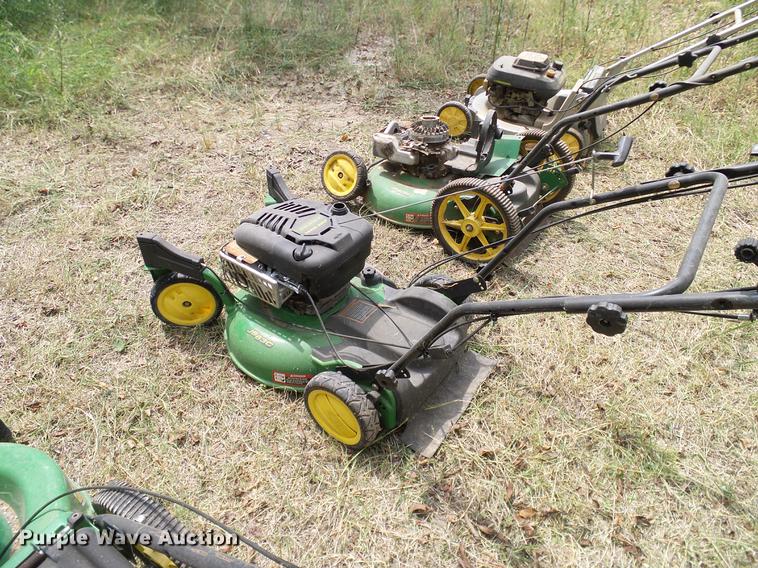 image for item DG9998 (5) John Deere push mowers