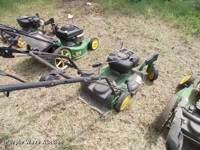 image for item DG9998 (5) John Deere push mowers