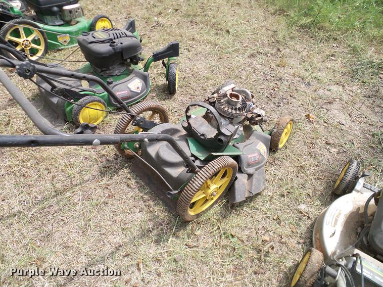 image for item DG9998 (5) John Deere push mowers