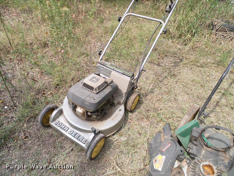 image for item DG9998 (5) John Deere push mowers