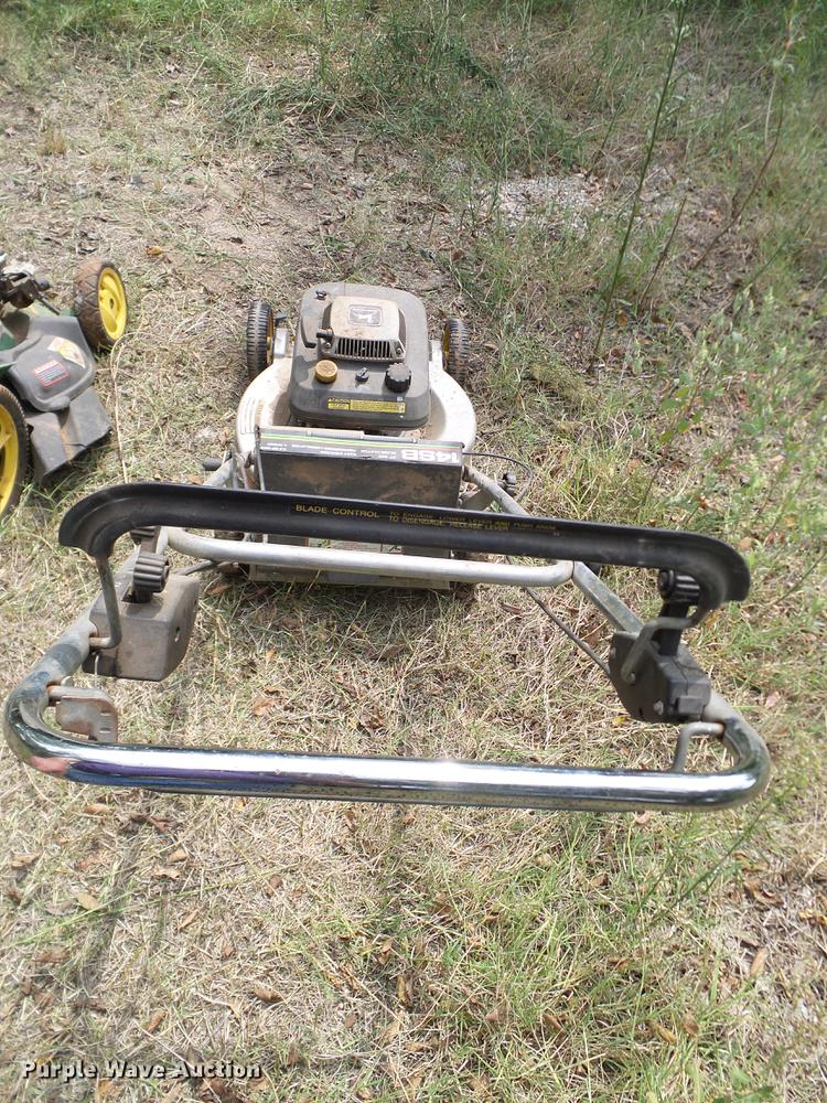 image for item DG9998 (5) John Deere push mowers