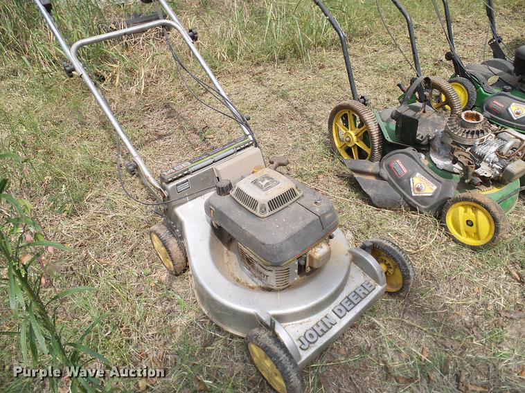 image for item DG9998 (5) John Deere push mowers