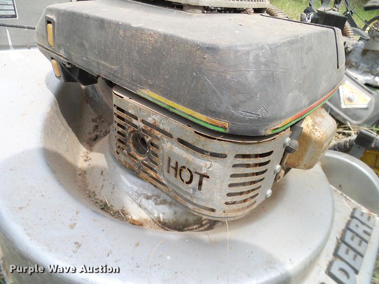 image for item DG9998 (5) John Deere push mowers