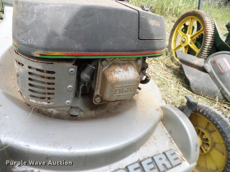 image for item DG9998 (5) John Deere push mowers