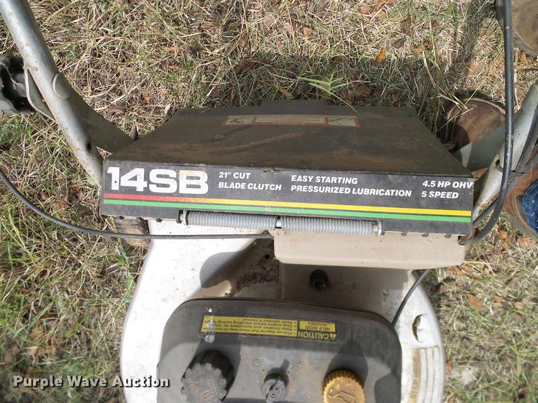 image for item DG9998 (5) John Deere push mowers