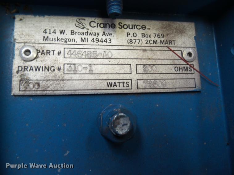 image for item DH9436 2002 Lift Tech Shaw box hoist