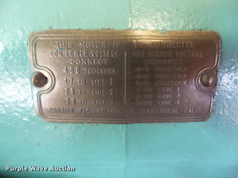 image for item DH9437 Crozier belt sander