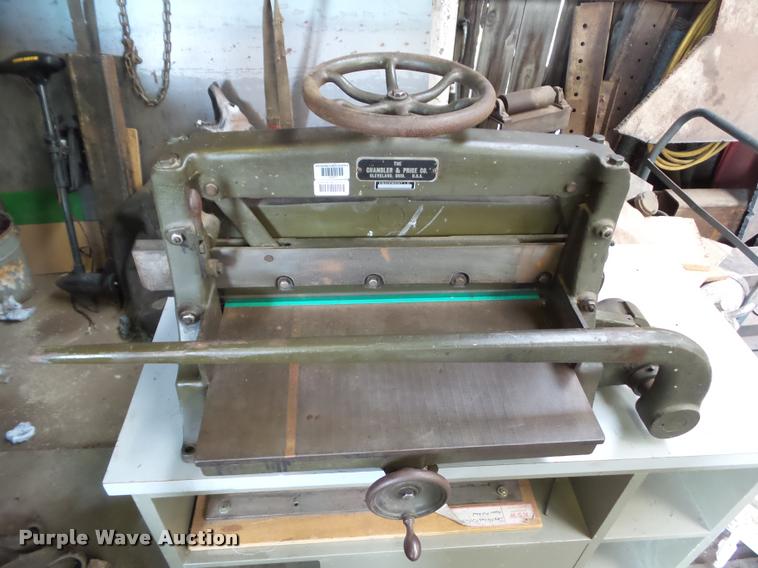 image for item DH9438 Chandler & Price paper cutter