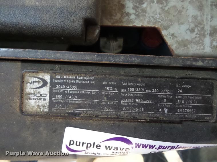 image for item DP9199 WF pallet jack