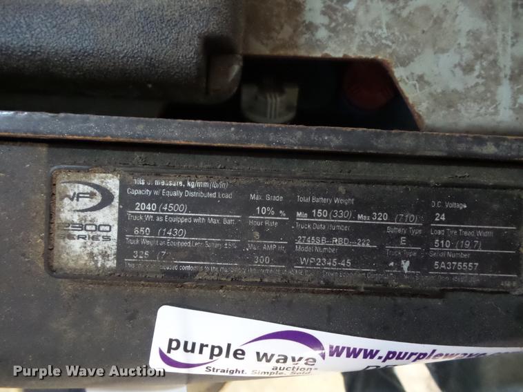 image for item DP9199 WF pallet jack