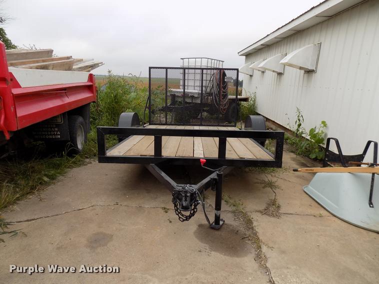 image for item DP9959 Shop built utility trailer