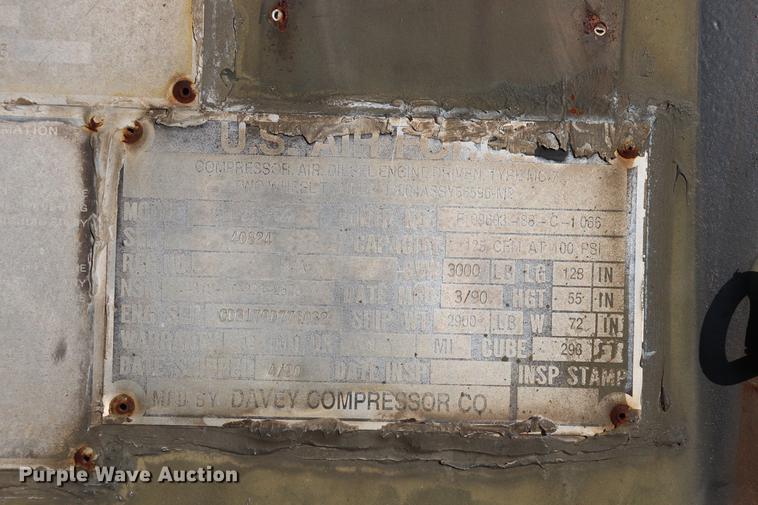 image for item DQ9252 Davey 18M125RPDQ air compressor