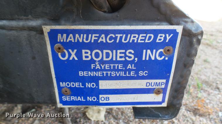 image for item EB9169 Ox Bodies steel dump bed