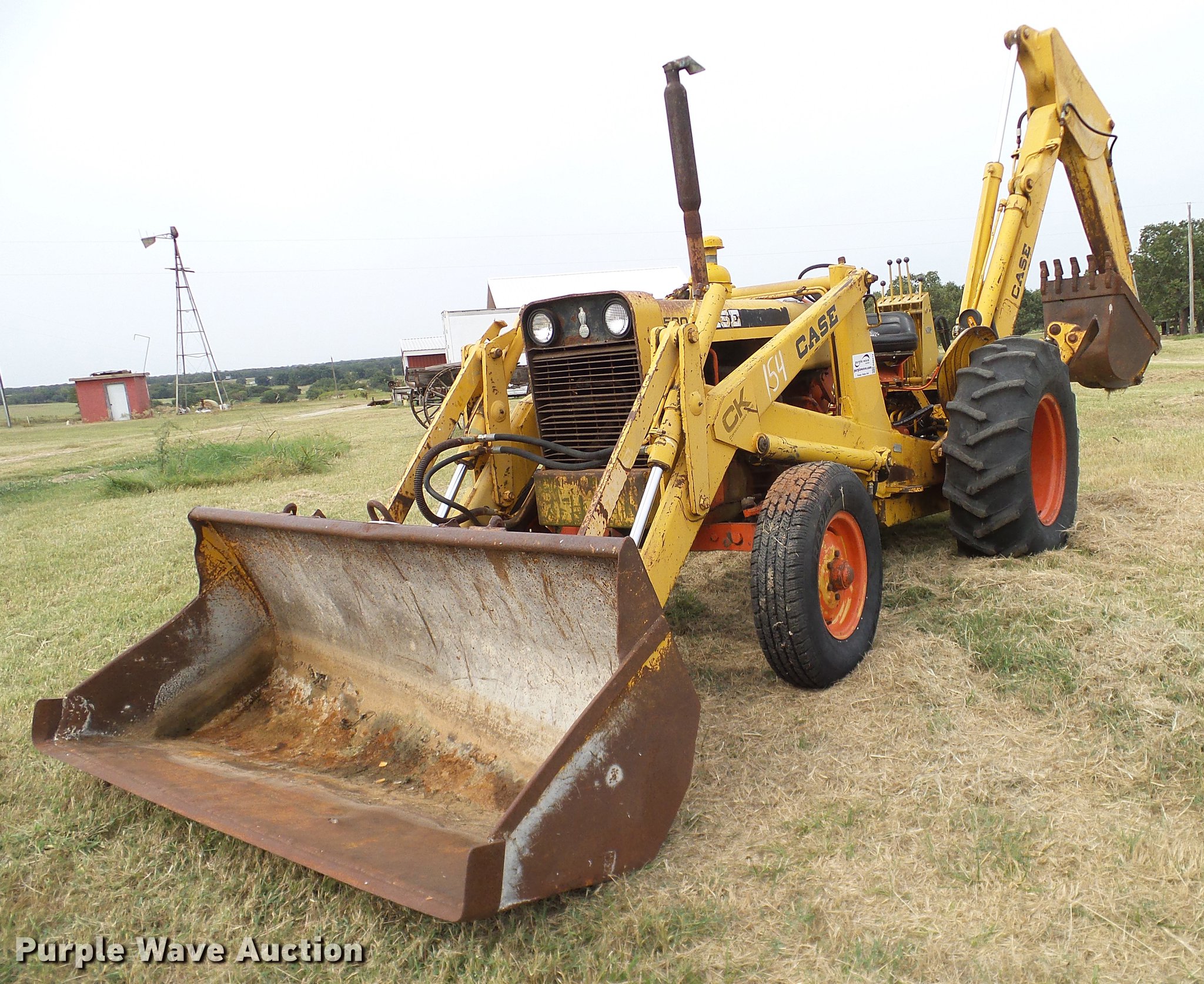 1968 Case 580CK backhoe in Ringling, OK Item DA6874 sold Purple Wave