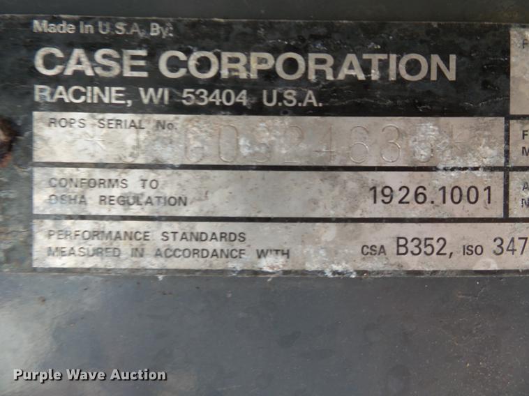 image for item DA2373 Case 580L backhoe