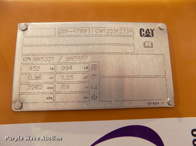 image for item DA3099 Caterpillar bucket