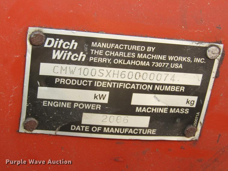 image for item DA3163 (2) 2006 Ditch Witch 100SX cable plows
