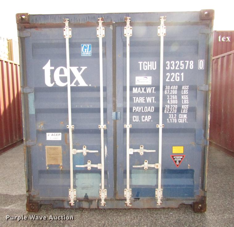image for item DA3168 2004 Textainer container