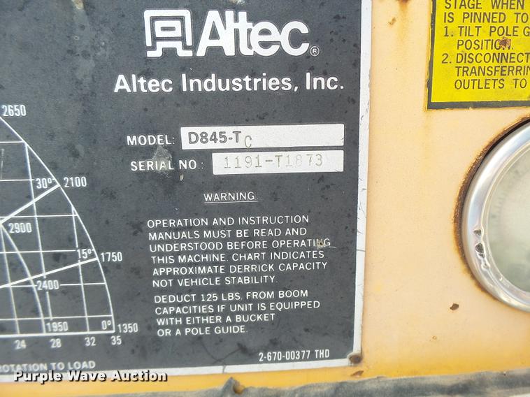 image for item DA9425 1992 International 4900 bucket truck