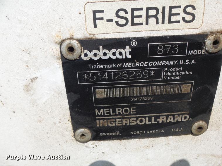 image for item DB1432 1999 Bobcat 873 skid steer