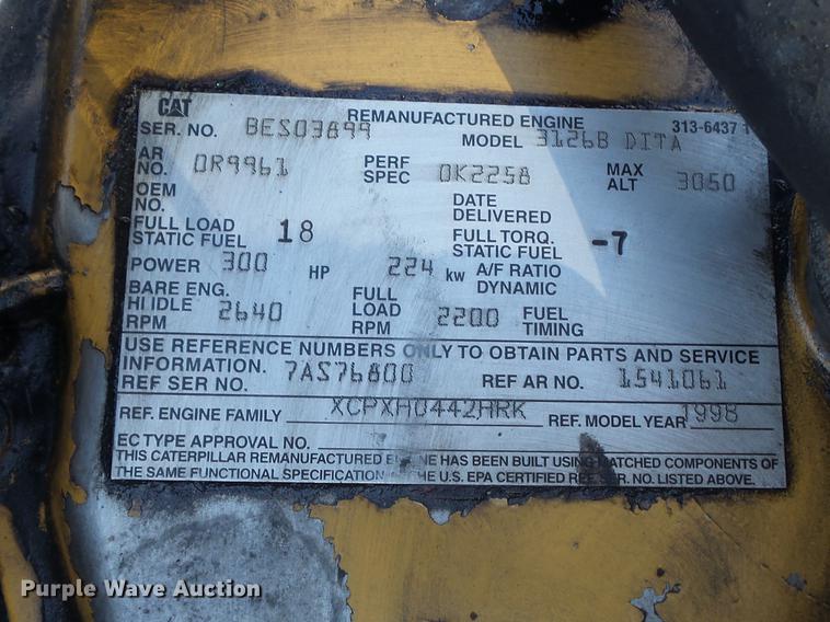 image for item DB6442 1999 Freightliner FL80 dump truck