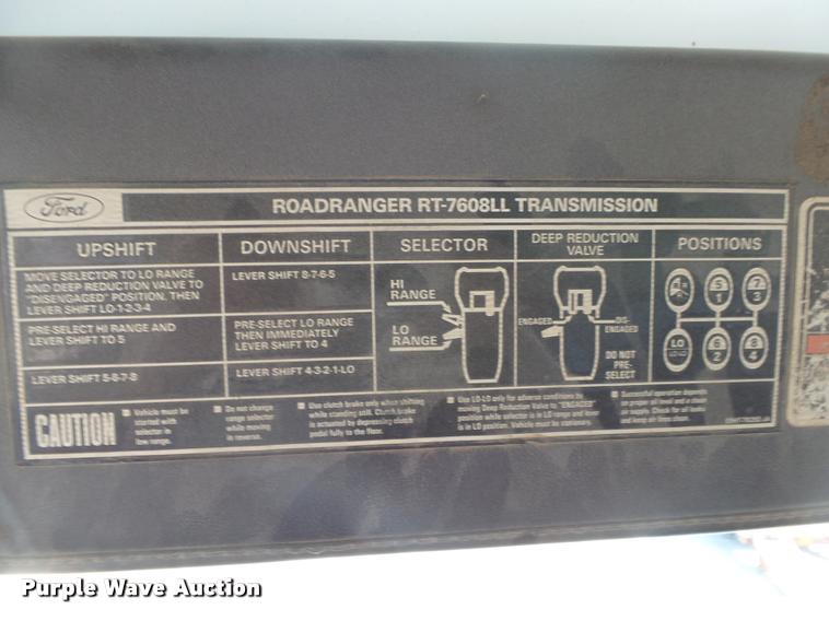 image for item DB7395 1997 Ford LT8000 dump truck