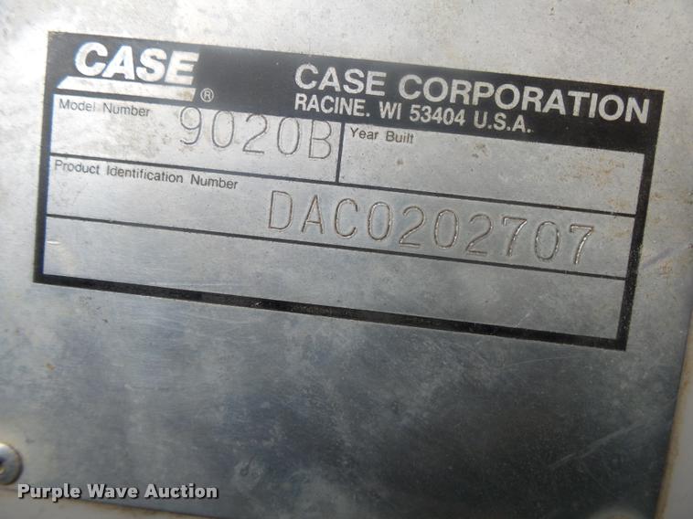 image for item DB7396 1999 Case 9020B excavator