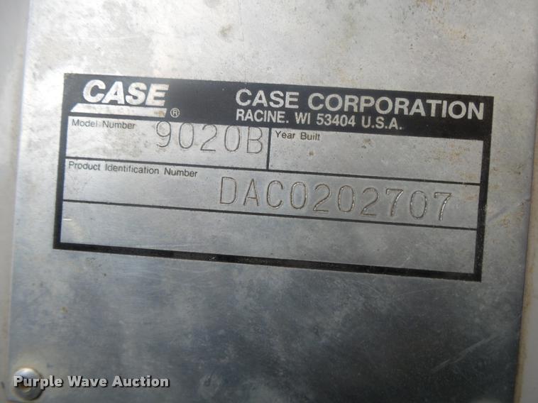image for item DB7396 1999 Case 9020B excavator