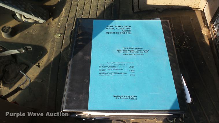 image for item DC1751 1998 John Deere 544H wheel loader