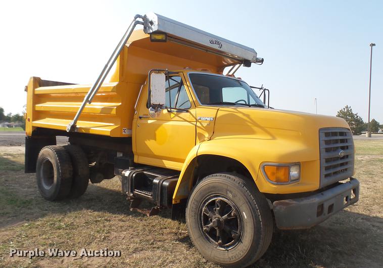 image for item DC1765 1998 Ford F800 dump truck