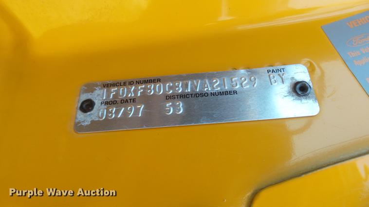 image for item DC1765 1998 Ford F800 dump truck