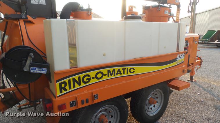 image for item DC1767 2007 Ring-o-matic 550 High CFM vacuum excavator trailer