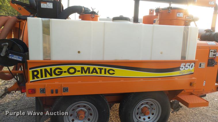 image for item DC1767 2007 Ring-o-matic 550 High CFM vacuum excavator trailer
