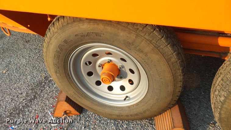 image for item DC1767 2007 Ring-o-matic 550 High CFM vacuum excavator trailer