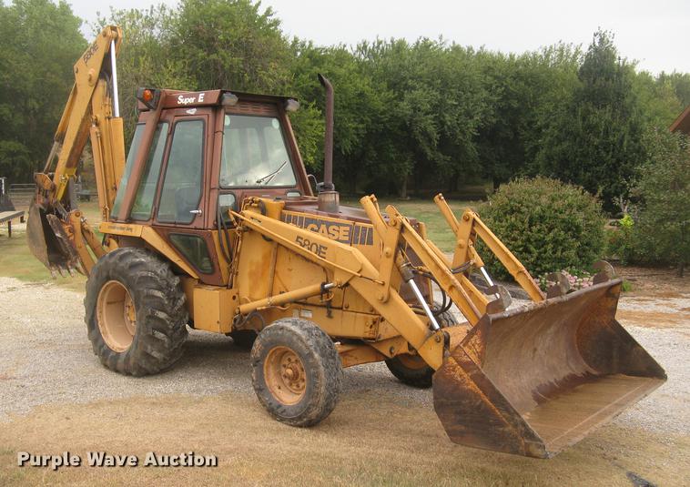 image for item DC2494 1984 Case 580 Super E backhoe