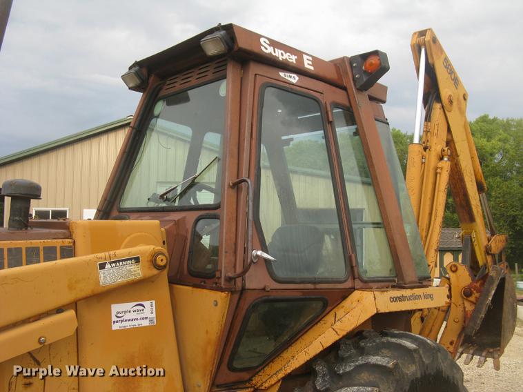 image for item DC2494 1984 Case 580 Super E backhoe