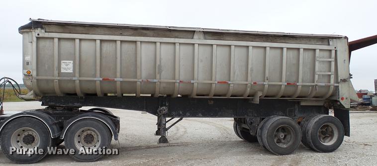 image for item DC2604 1981 Fruehauf end dump trailer