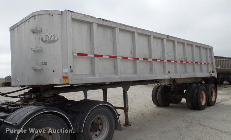image for item DC2605 1980 Travis end dump trailer