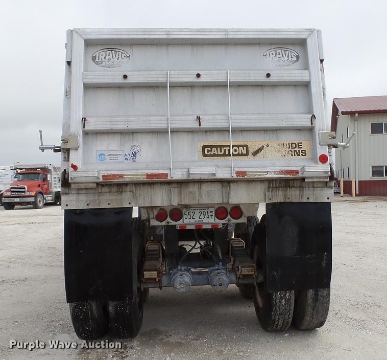 image for item DC2605 1980 Travis end dump trailer